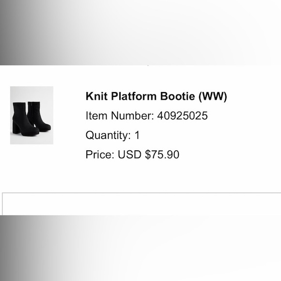 Knit Platform Boots - Picture 6 of 8